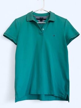 Men’s Tommy Hilfiger Teal Green Short-Sleeve Polo